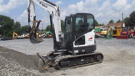 bobcat e63 mini excavator|bobcat e63 excavator for sale.